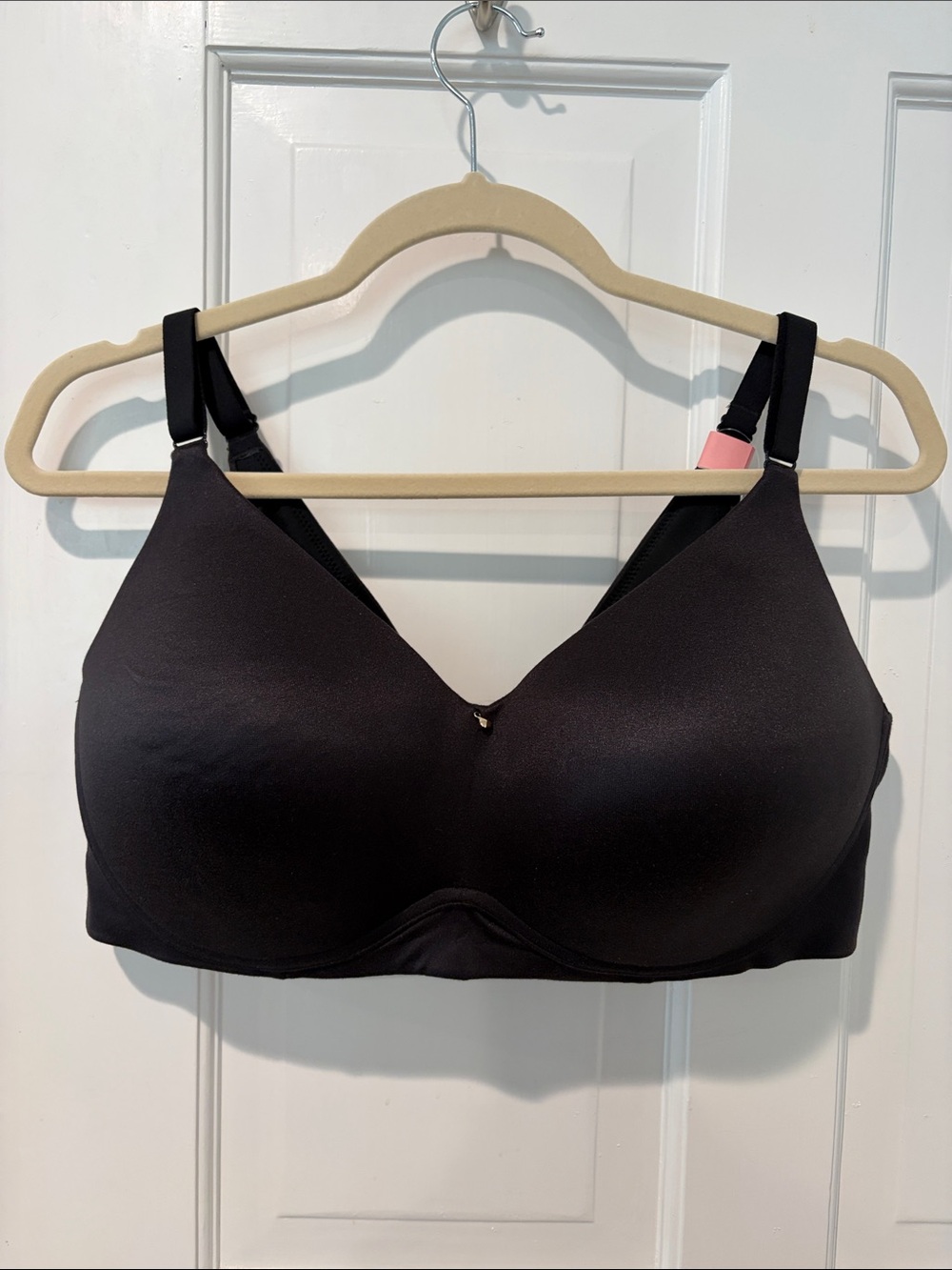 Cacique Black Wireless Smooth T-Shirt Bra 38DDD